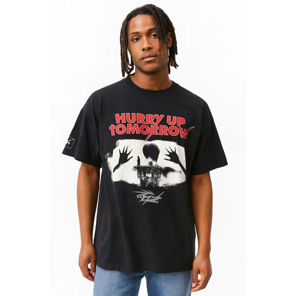 THE WEEKND Hurry Up Tomorrow Tour Tee Black Large - Picture 1 of 6